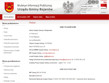 Tablet Screenshot of bip.bojanow.pl